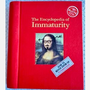KLUTZ The Encyclopedia of Immaturity - Hardcover Cloth Spiral Bound Book